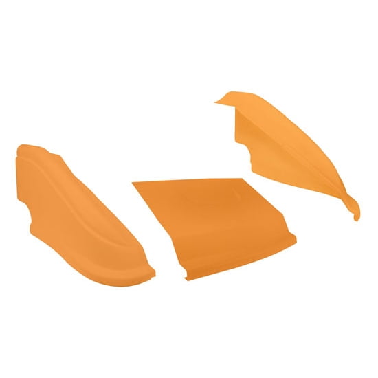 Maximum Downforce MD3 Black Modified 3-Piece Nose, IMCA Approved