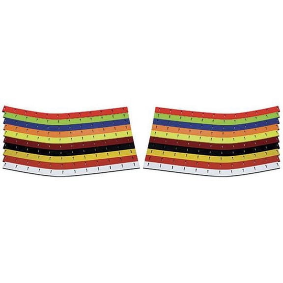 Maximum Downforce MD3021-400R Nose Wear Strips, Red
