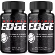 Maximum Edge Male Pills- Overall Wellness and Strength 2 Pack