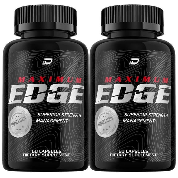 Maximum Edge for Men Dietary Supplement, MaximumEdge Male Formula Pills, 2 Pack, 120 Capsules