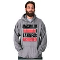 thumbnail image 1 of Maximum Laziness Achieved Funny Lazy Hoodie Sweatshirt Women Men Brisco Brands M, 1 of 6