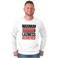 thumbnail image 1 of Maximum Laziness Achieved Funny Lazy Long Sleeve TShirt Men Women Brisco Brands X, 1 of 6