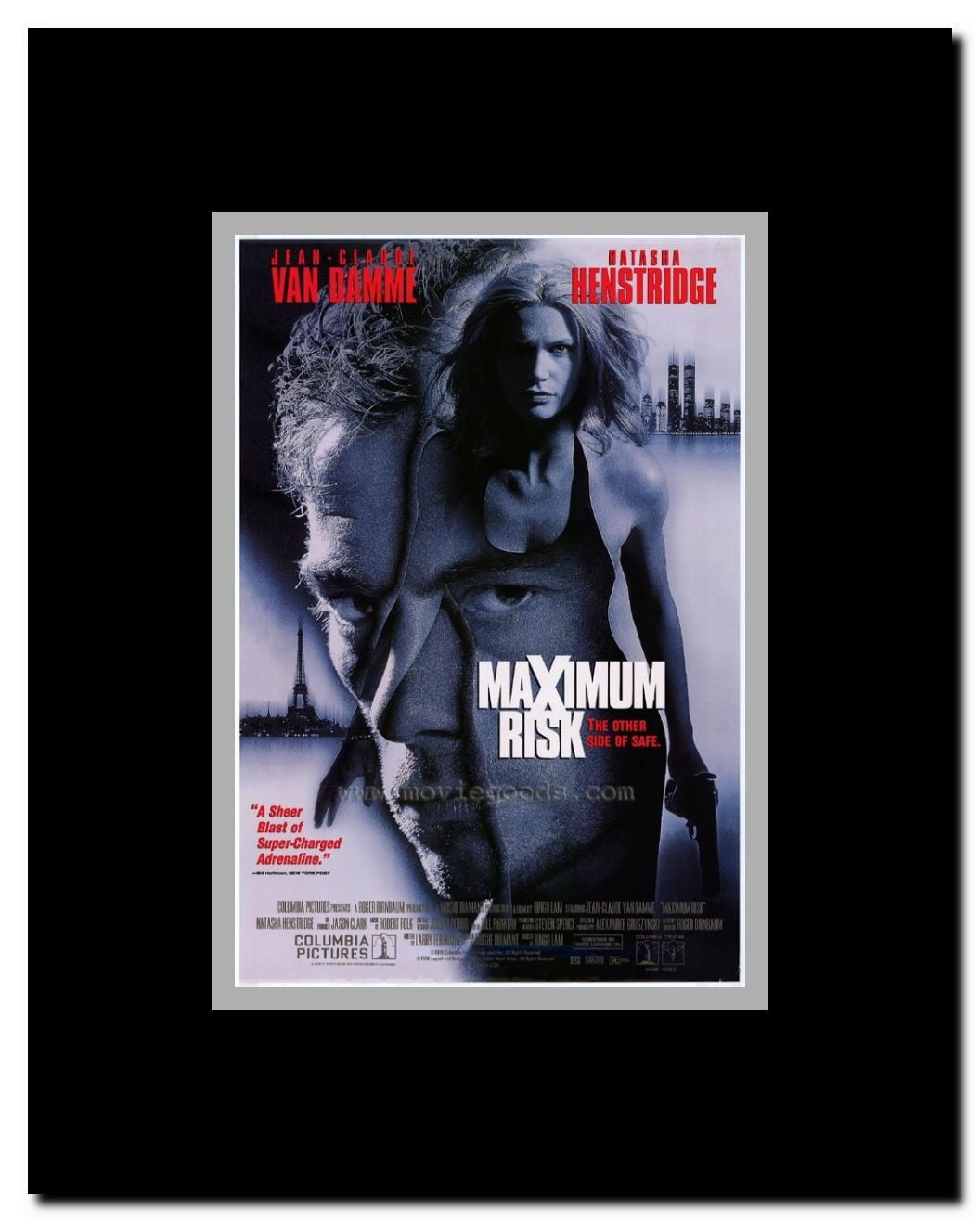 Maximum Risk Framed Movie Poster