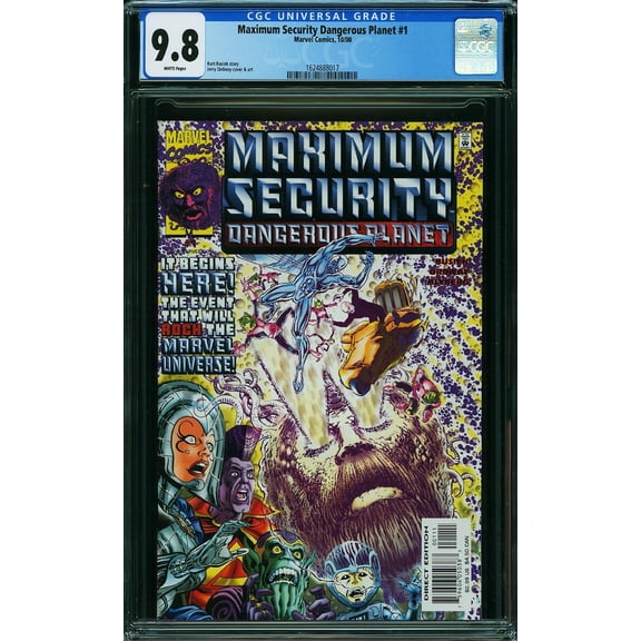 Maximum Security Dangerous Planet #1 - CGC 9.8 Comic Book