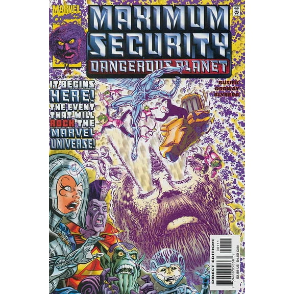 Maximum Security Dangerous Planet #1 VF ; Marvel Comic Book