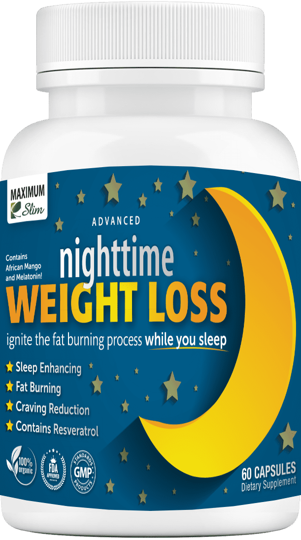 Maximum Slim Advanced Nighttime Weight Loss, 60 Count