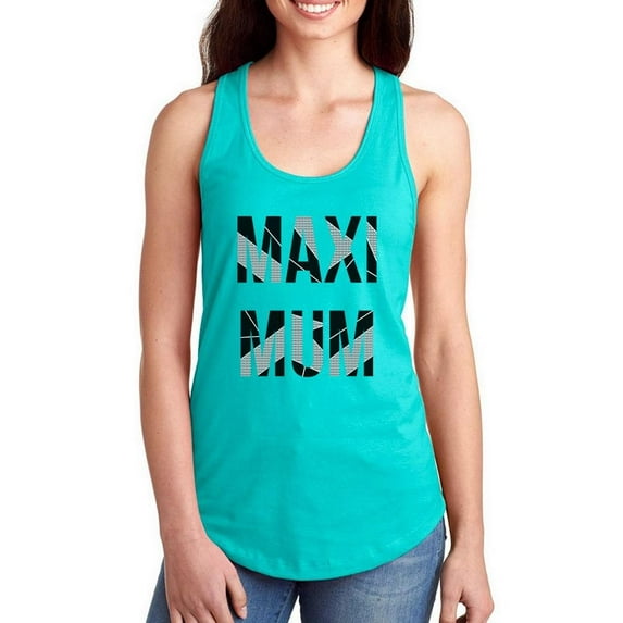 Maximum Slogan Racerback Tank Women -Image by Shutterstock, Female x-Large