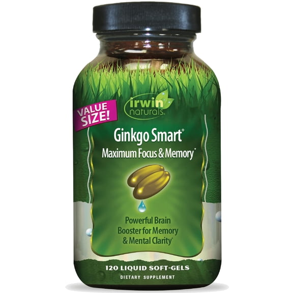 Irwin Naturals Ginkgo Smart - 120 Liquid Soft-Gels