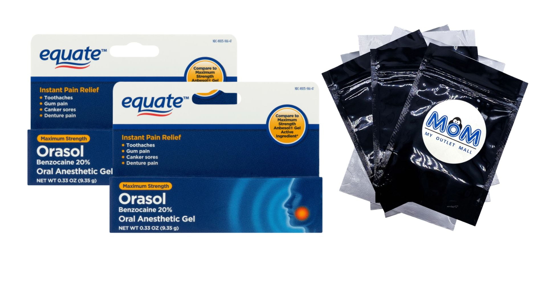 Maximum Strength Benzocaine Orasol Oral Anesthetic Gel 2 pack 0