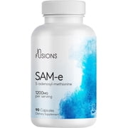 Maximum Strength Pure SAM-e 1200mg 90 Vegetable Capsules S-Adensoyl-Methionine Gluten Free Non-GMO