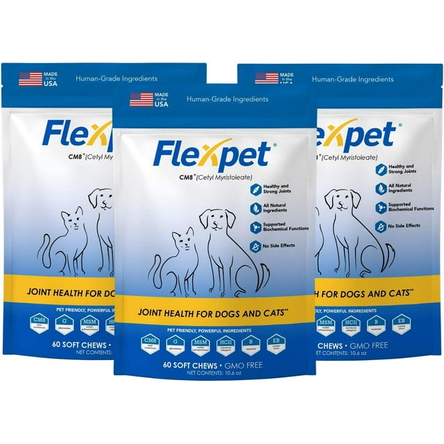 Maximum Strength Soft Chews AllNatural Pain Reliever for Dogs with