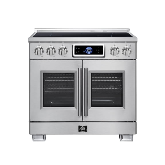 Maximus 36" Induction range, 5 Zones, 5.36 cf. Convection Oven, Air Sous Vide, Air Fry, Stainless