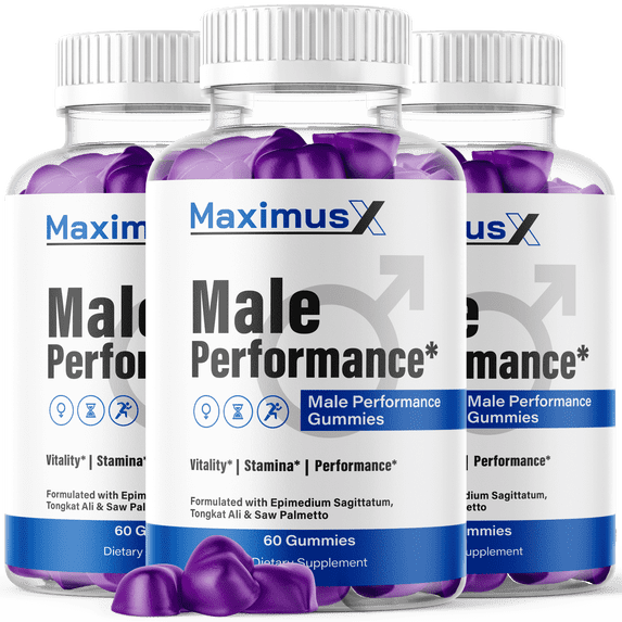 Maximus X Gummies Advanced Formula All Natural Vitamin Supplement MaximusX 180 Gummies