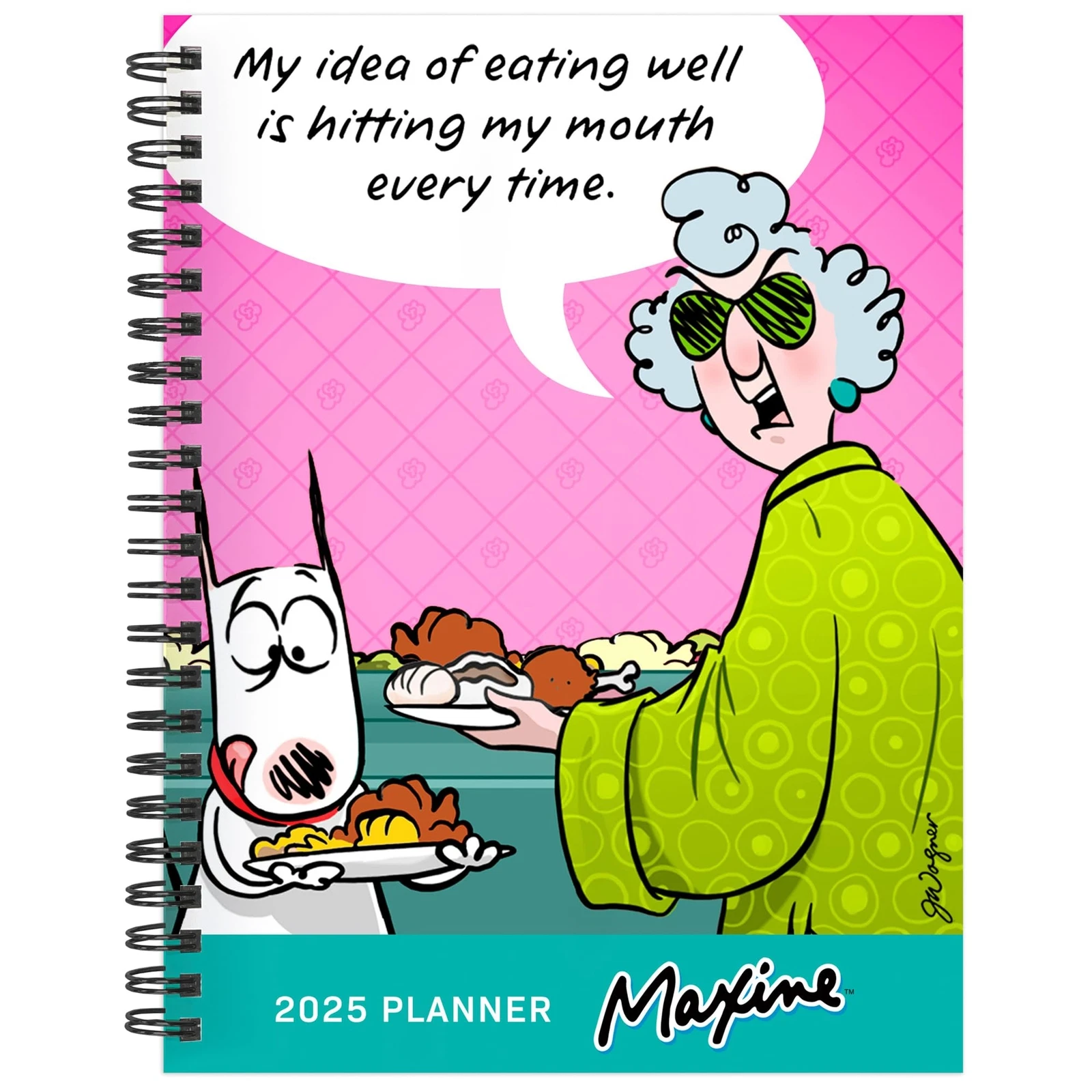 Maxine 2025 Weekly Monthly Planner With 216 Stickers For Daily Organization