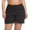 thumbnail image 1 of Solid Woven Long Board Short Bottom (Plus Size), 1 of 3