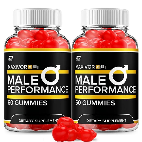 Maxivor Gummies for Men  Maxivor Gummy Natural Blend Advanced Formula, 2 Pack, 120 Gummies