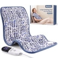 thumbnail image 1 of Maxkare 12 x 24 Heating Pad with 6 Heat Settings & Auto Shut-off, for Back Neck Shoulders Stress & Cramps Relief, Blue, 1 of 10