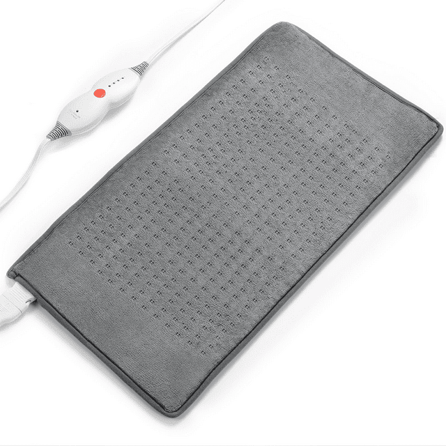 Maxkare 12 x 24 Long Heating Pad for Back Pain Relief With 4 Heat