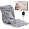 thumbnail image 1 of Maxkare 12 x 24 Heating Pad with 4 Heat Settings & Auto Shut-off, for Back Neck Shoulders Stress & Cramps Relief, Gray, 1 of 10