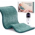 thumbnail image 1 of Maxkare 12 x 24 Heating Pad with 6 Heat Settings & Auto Shut-off, for Back Neck Shoulders Stress Relief, Green, 1 of 10