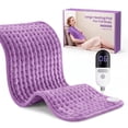 thumbnail image 1 of Maxkare 12 x 24 Heating Pad with 6 Heat Settings & Auto Shut-off, for Back Neck Shoulders Stress Relief, Purple, 1 of 8