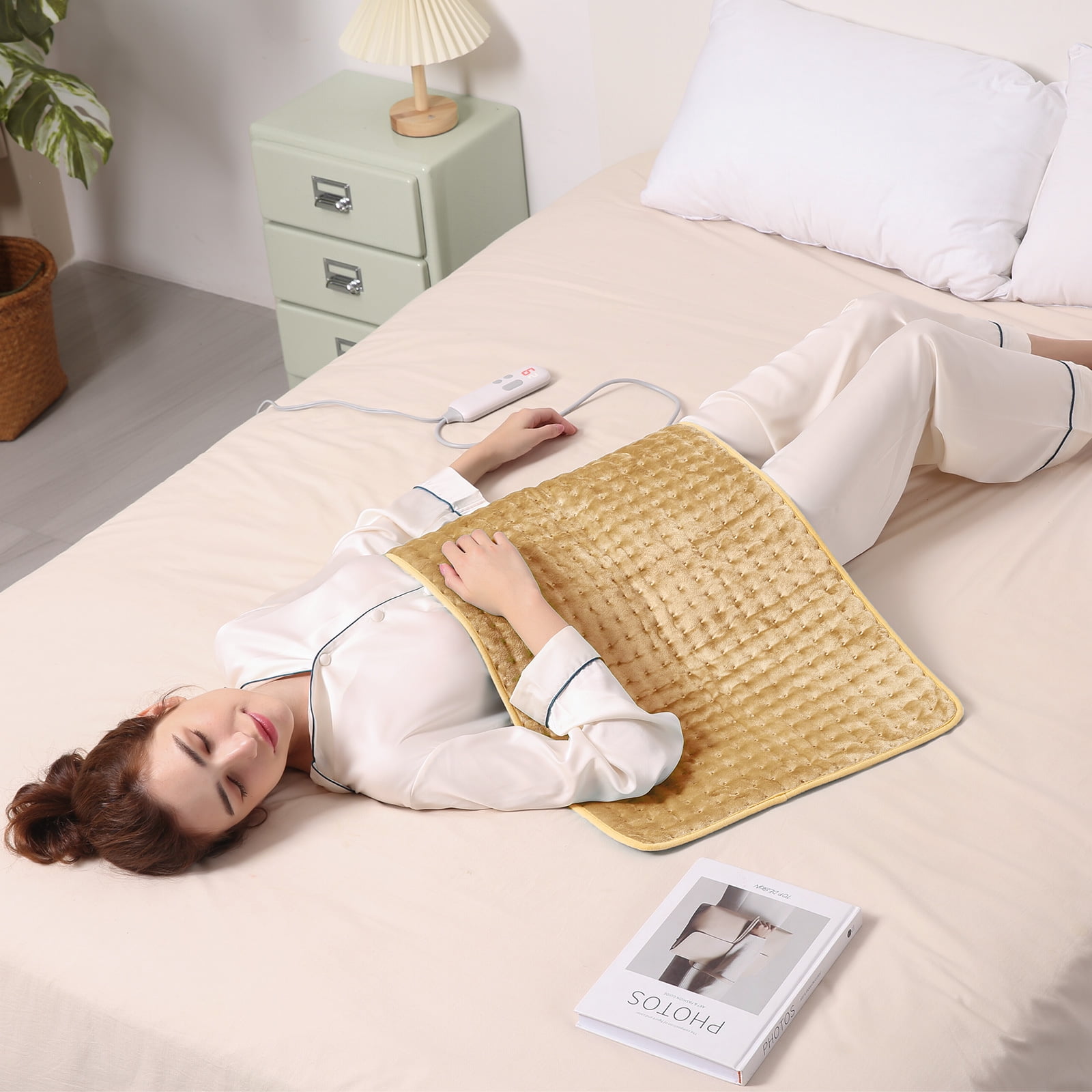 Maxkare 33"x18" Heating Pads for Back Pain with 6 Heating Settings and Autooff, Extra Large