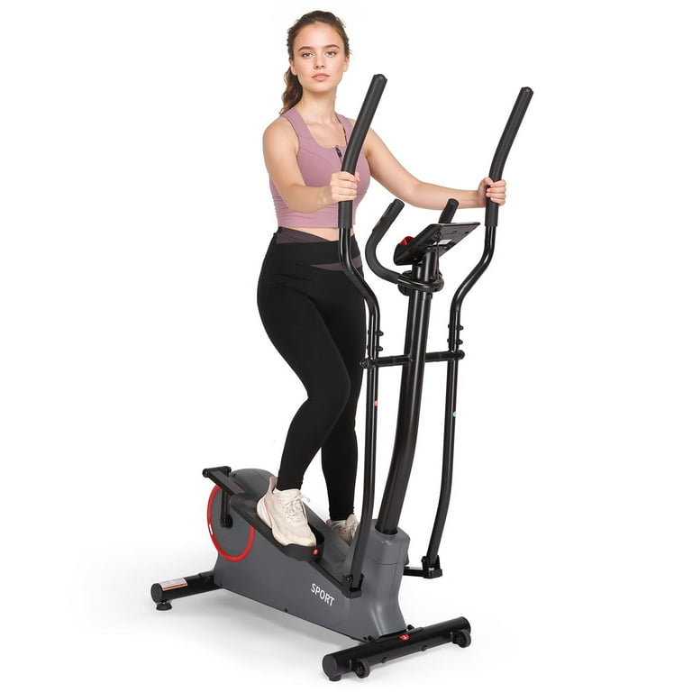 Naipo Elliptical Machine with Resistance Levels Handle Modes
