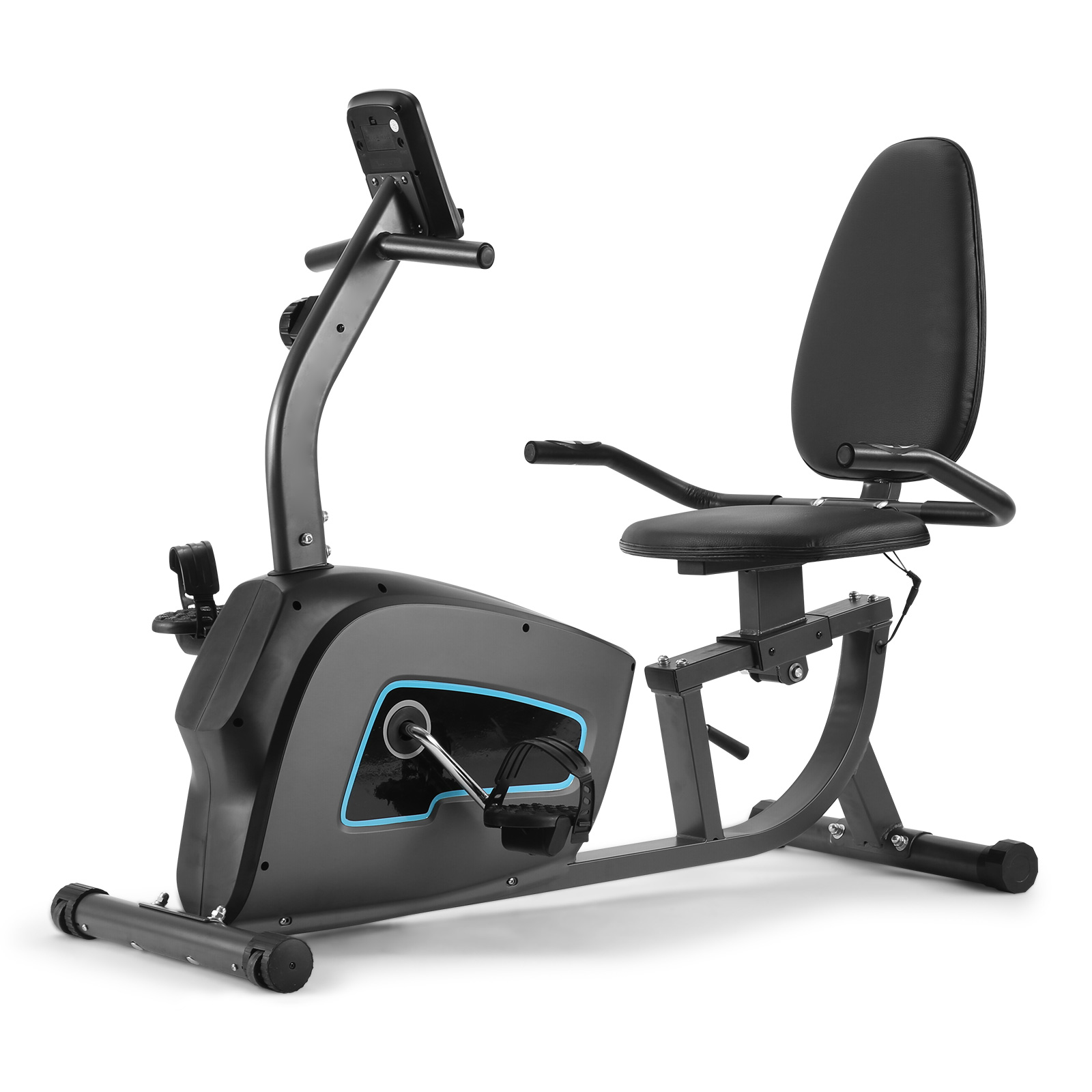Maxkare Exercise Bike Indoor Recumbent  Exercise Bike Stationary with Adjustable Seat and 8 Resistance Level Seat Height Adjustment - image 1 of 13