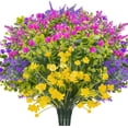 thumbnail image 1 of Maxkes10 Bundles Artificial Flowers for Outdoors, Artificial Plants UV Resistant Fake Flowers Greenery Shrubs Plants for Decoration Outdoor Plants Hanging Planter Home Garden Decor, 1 of 1