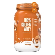Maxler 100% Golden Whey Protein Powder - Cinnamon Bun 2 lb