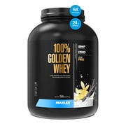 Maxler 100% Golden Whey Protein Powder - French Vanilla 5 lb