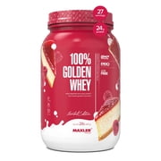Maxler 100% Golden Whey Protein Powder - Raspberry Cheesecake 2 lb