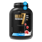 Maxler Golden 7 Protein Blend - Protein Powder for Muscle Gain & Recovery - Strawberry Protein Powder 5 lb