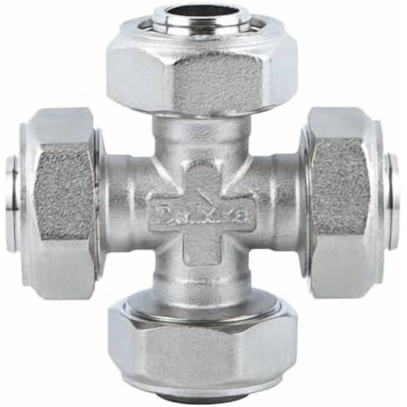 Maxline M8042 Multi Directional 3/4" Cross Fitting Tubing Compressed Air Piping$$Plumbing & HVAC