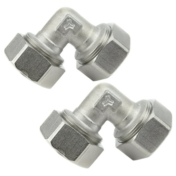 2 Pack RapidAir MaxLINE Compressed Air Piping 3/4" Elbow M8067 Max Line Rapidair