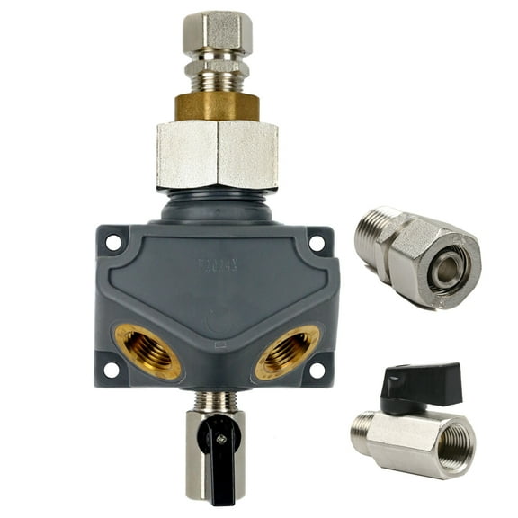 Maxline M8200 Dual Port Outlet Kit 1/2" Inlet & 2 1/2" Dual Outlet Ports