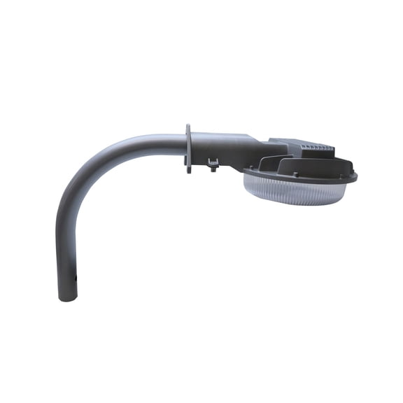 MaxLite LED Area Light, 40W 120-277V, 40W 3000-5000K, Selectable CCT, Wet Rated, Dusk to Dawn, for Garage, Workshop, Shop, Grey