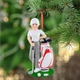 thumbnail image 1 of Maxora Personalized Christmas Ornament Customized Sport Ornament Golf Girl Free Customize, 1 of 9