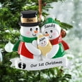 thumbnail image 1 of Maxora Personalized Christmas Ornament New Parents Free Customize, 1 of 6