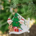 thumbnail image 1 of Maxora Personalized Ornaments Customized Christmas Ornament Christmas Morning Family of 2 Free Customize, 1 of 10