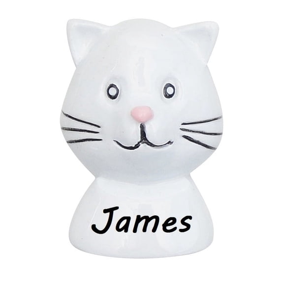 Maxora Personalized Ornaments Customized Christmas Ornament Little Pet Add on Kitty White Free Customize (MUST ship with other Maxora ornament)