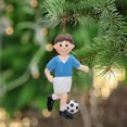 thumbnail image 1 of Maxora Personalized Ornaments Customized Christmas Ornament Soccer Boy Free Customize, 1 of 10