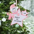 thumbnail image 1 of Maxora Personalized Ornaments Customized Christmas ornament Baby Girl Star Free Customize, 1 of 8