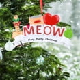 thumbnail image 1 of Maxora Personalized Ornaments Customized Christmas ornament MEOW Free Customize, 1 of 9