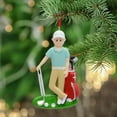thumbnail image 1 of Maxora Personalized Sports Ornament Golf Player Free Customize, 1 of 11