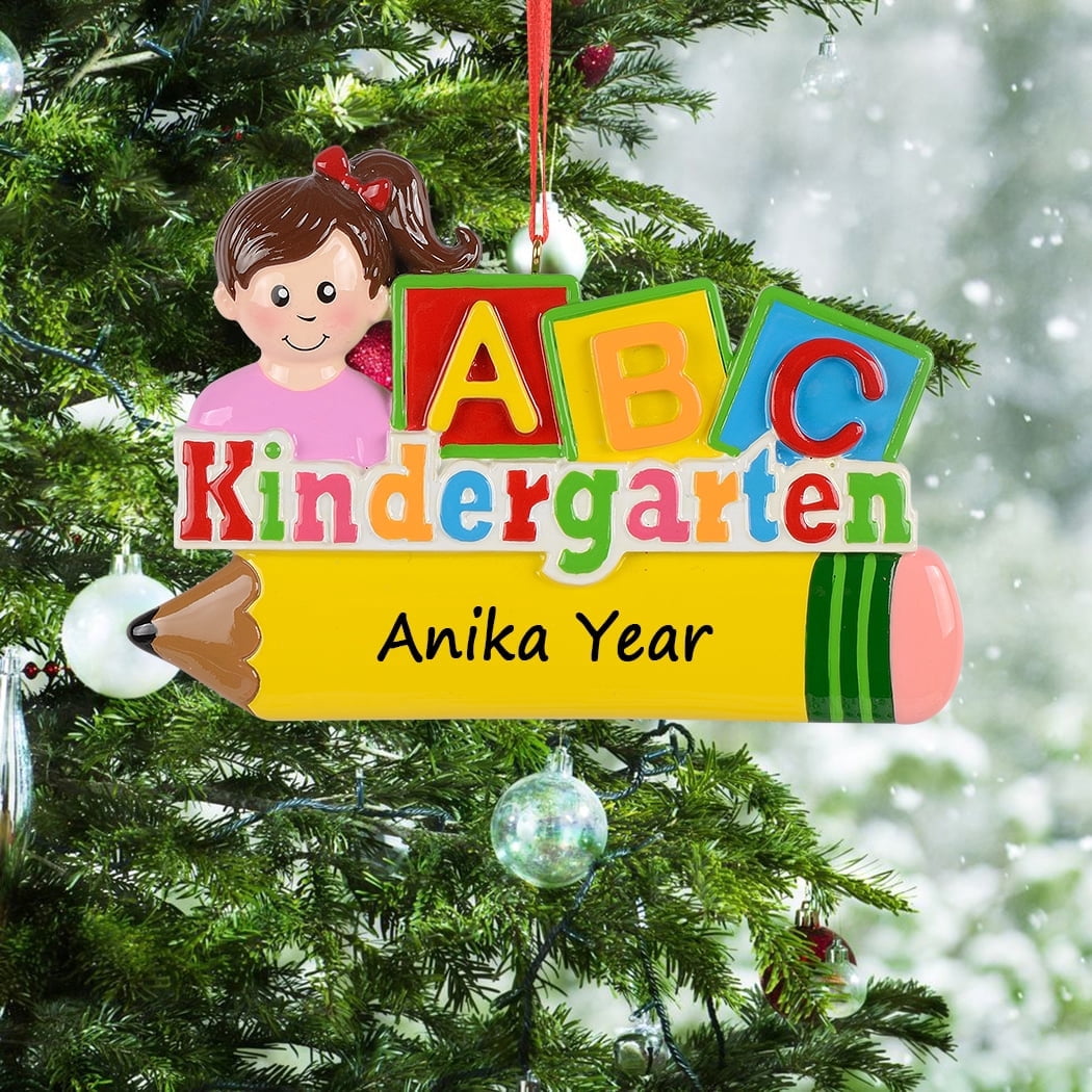 MAXORA Personalisiertes Kindergarten-Jungen-Ornament – Zum Selbstgestalten