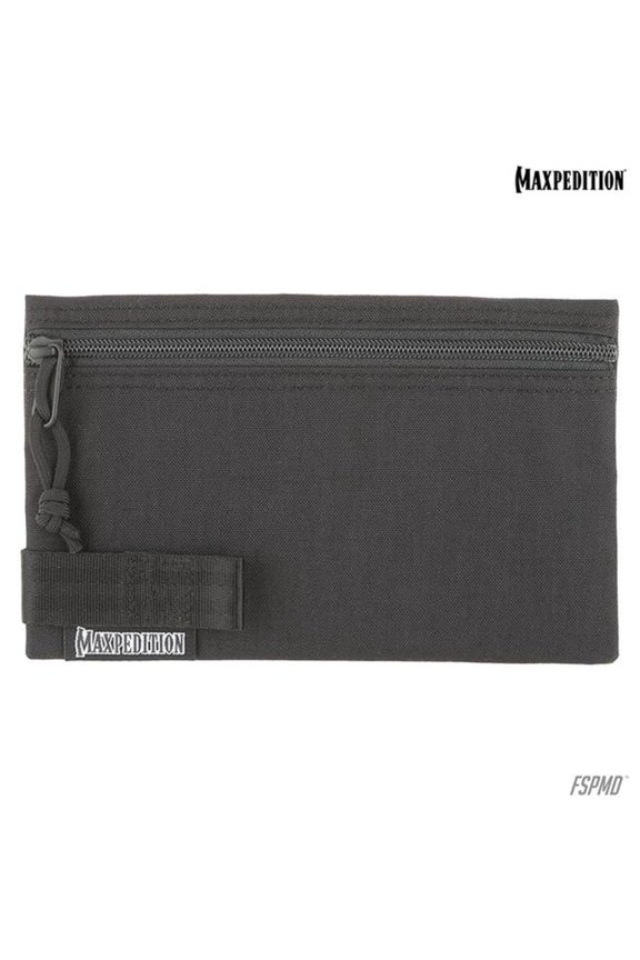 2128B 5 x 8 in. Twofold Pouch, Black