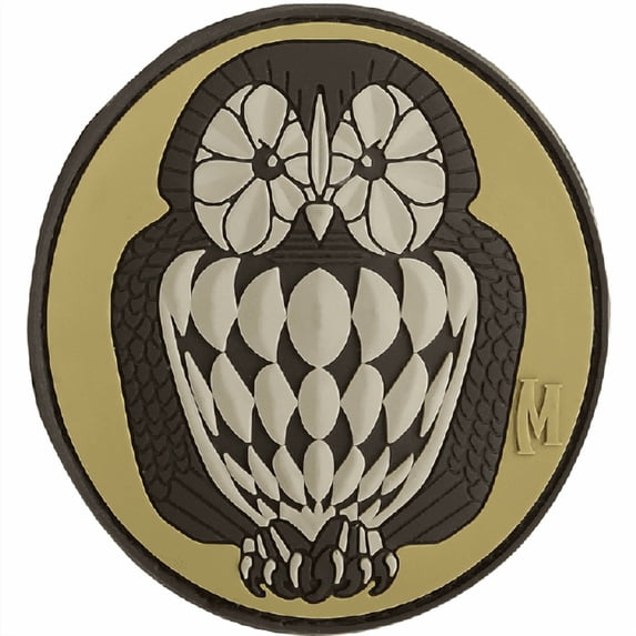 Maxpedition Gear Owl Patch, Arid, 3 x 2.75-Inch