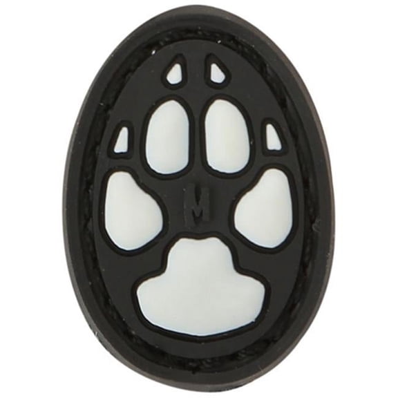 Maxpedition PVC PATCH:DOG1Z Dog Track Patch 0.75"x1" Glow