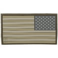 thumbnail image 1 of Maxpedition PVC PATCH:US2RA Reverse USA Flag Patch Large 3"x1.7" Arid, 1 of 3